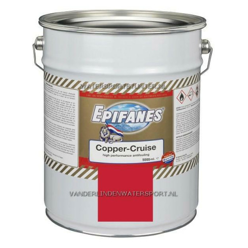 Epifanes Copper Cruise Antifouling Rood Helder 5 Liter