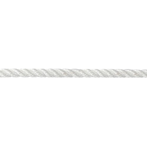 U-Rope Polyester 3-Strengs Wit 12 mm