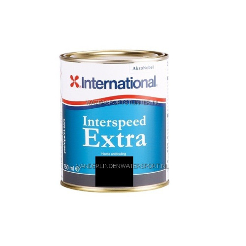 International Interspeed Extra Antifouling Zwart 750 ml