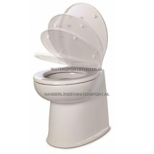 Jabsco Toilet Luxe 17 Buitenwater Recht SC 12 Volt / 58240-3012