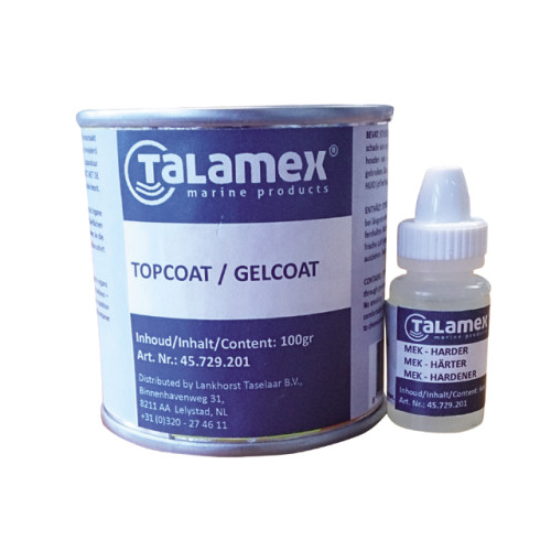 Gelcoat / Topcoat Transparant 100 Gram