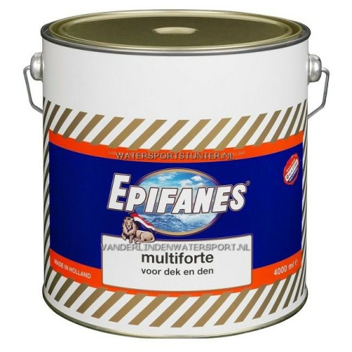 Epifanes Multiforte Verf 4 Liter Zwart