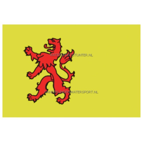 Vlag Zuid-Holland 20x30 cm
